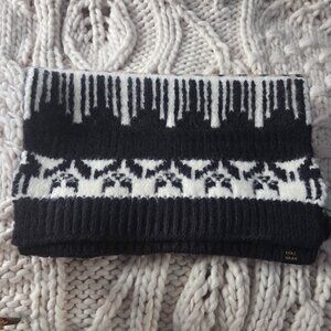 Cole Haan scarf - black multi - NWT